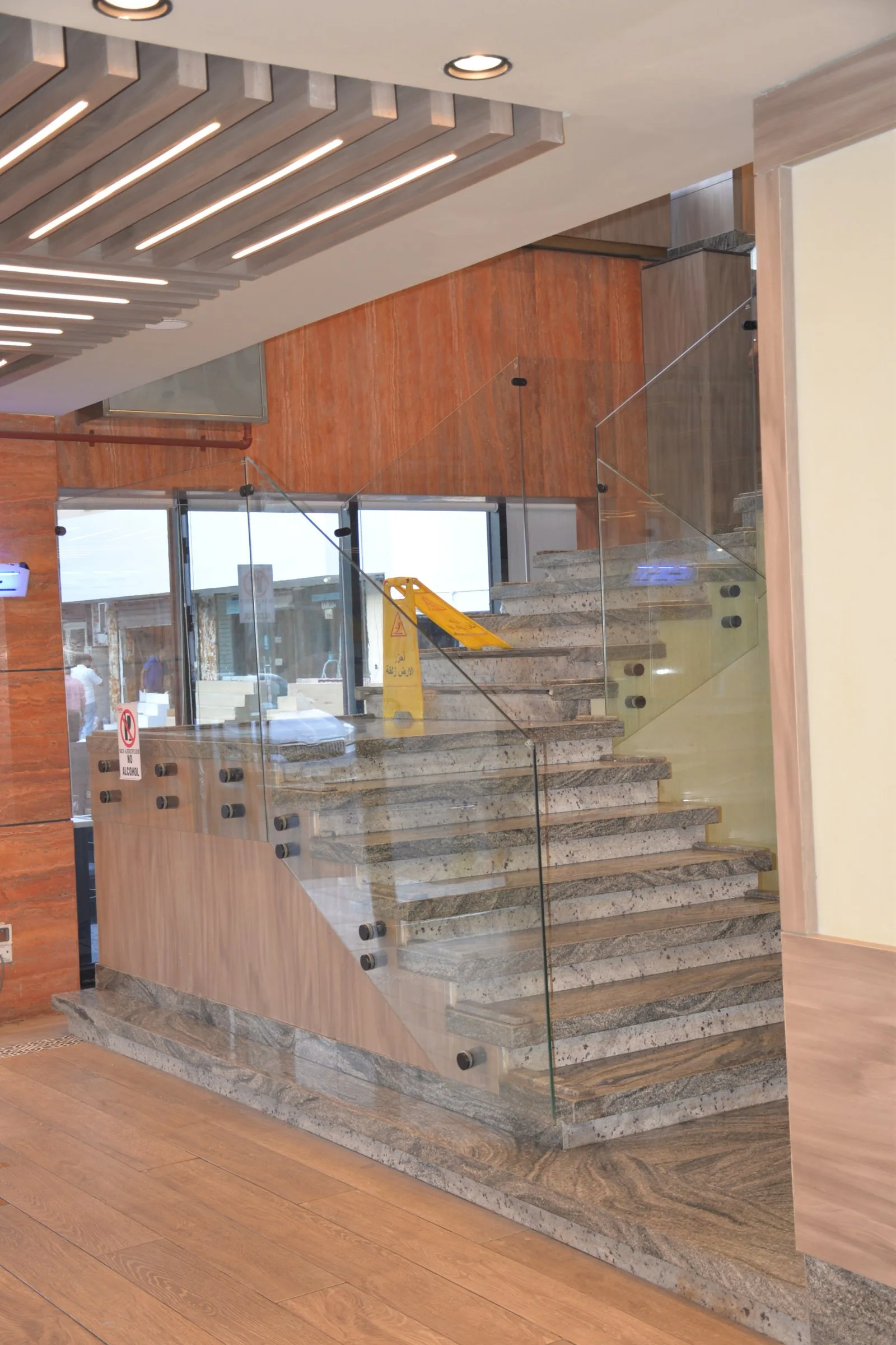 Feature Staircase & Cladding, Vertical Circulation